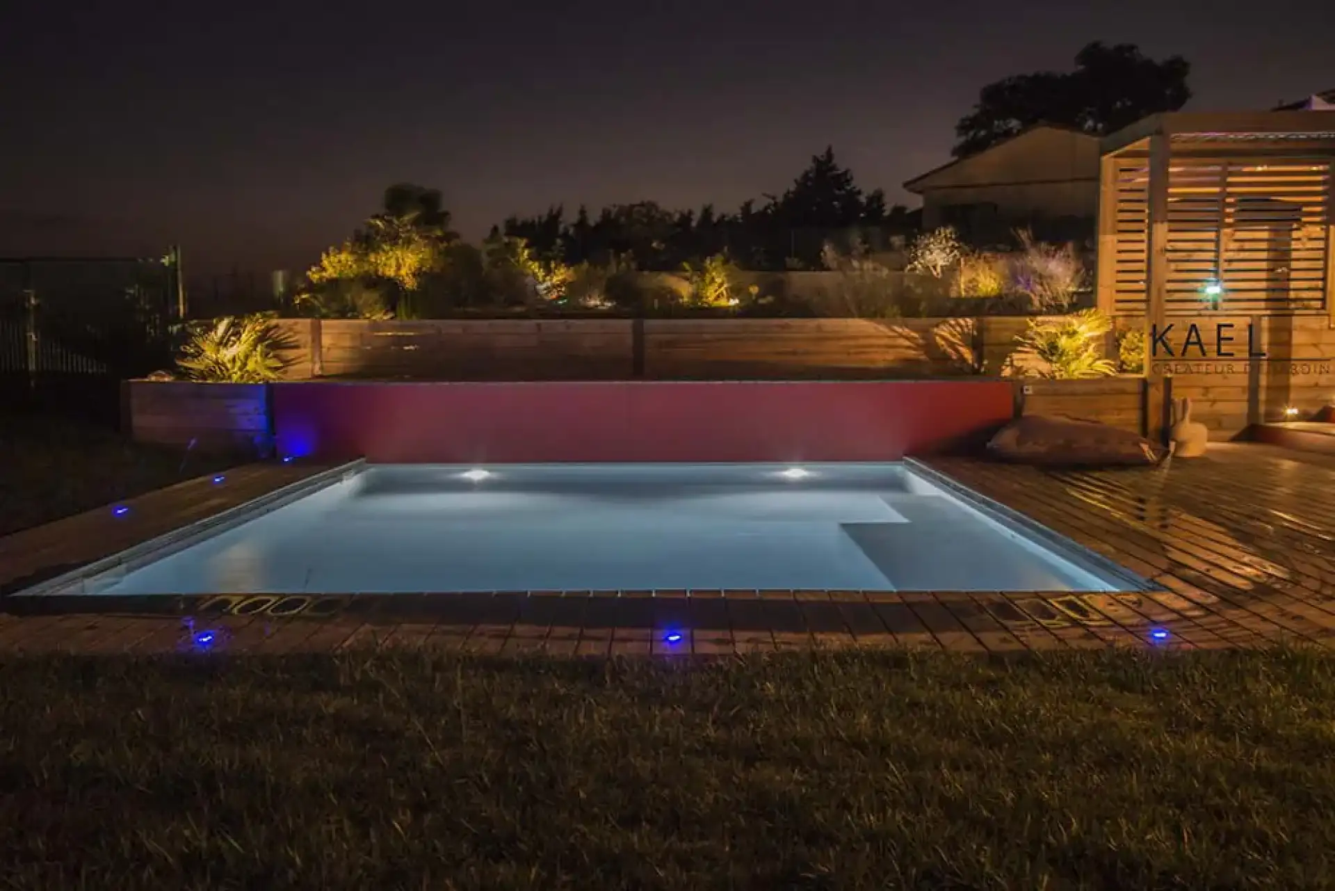 Réalisation d'une piscine et d'un pool house à Saint Léon 