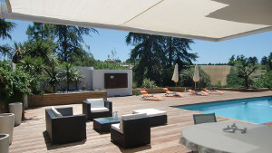 Plage bord piscine Toulouse