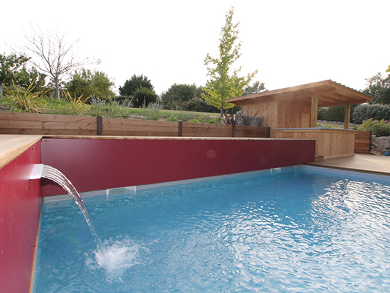 Vue de la piscine