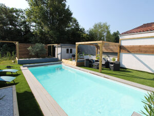 Vue sur la piscine
