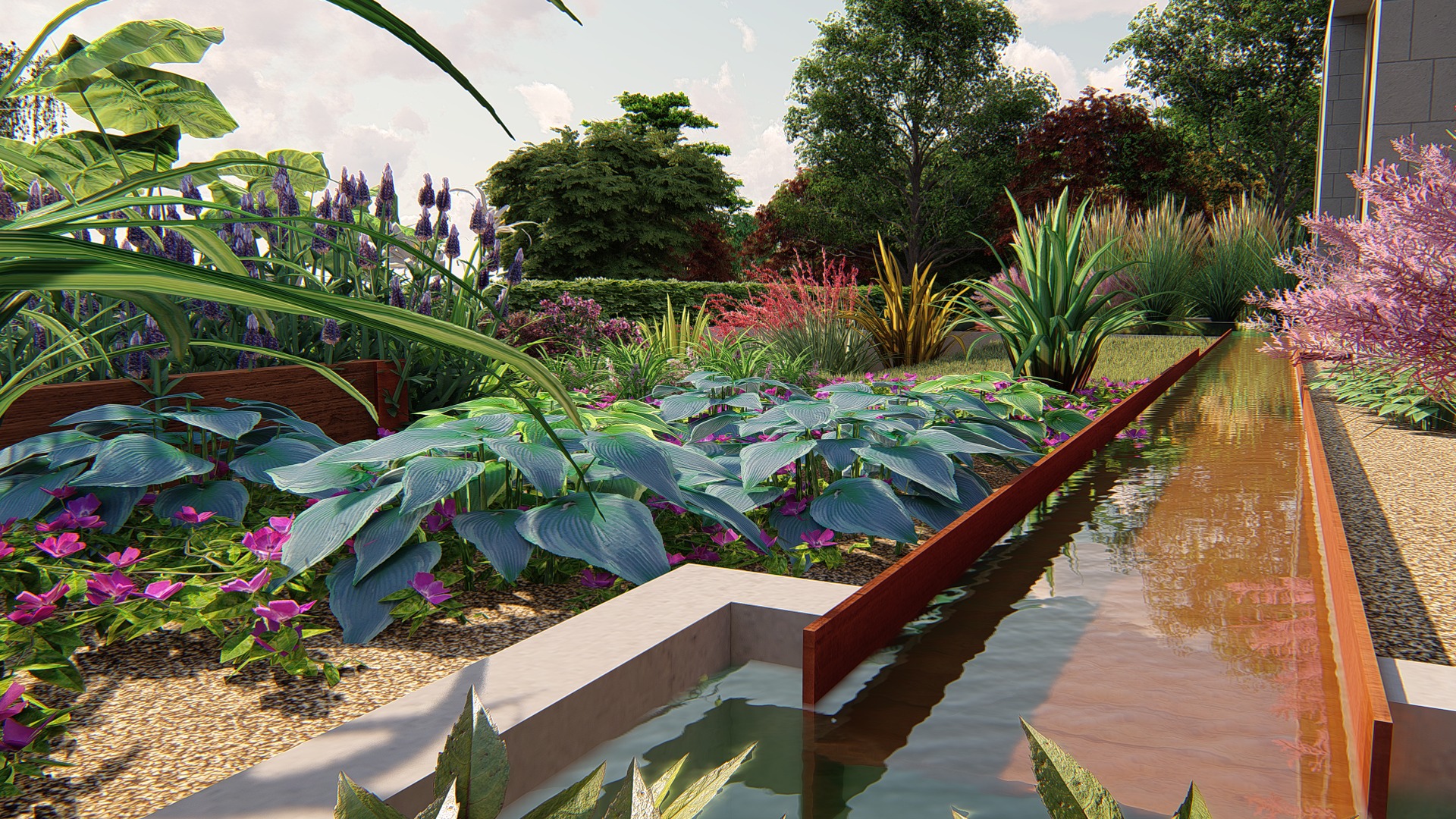 Vue sur le jardin