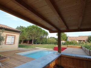 Vue depuis le Pool House