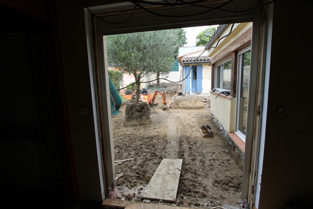 Pendant les travaux