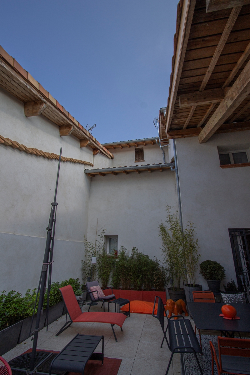 Vue sur le patio