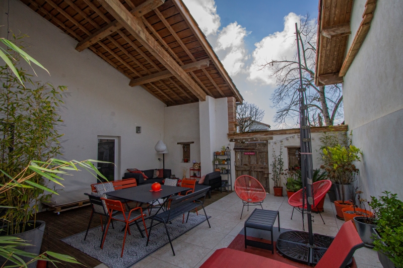 Vue sur le patio