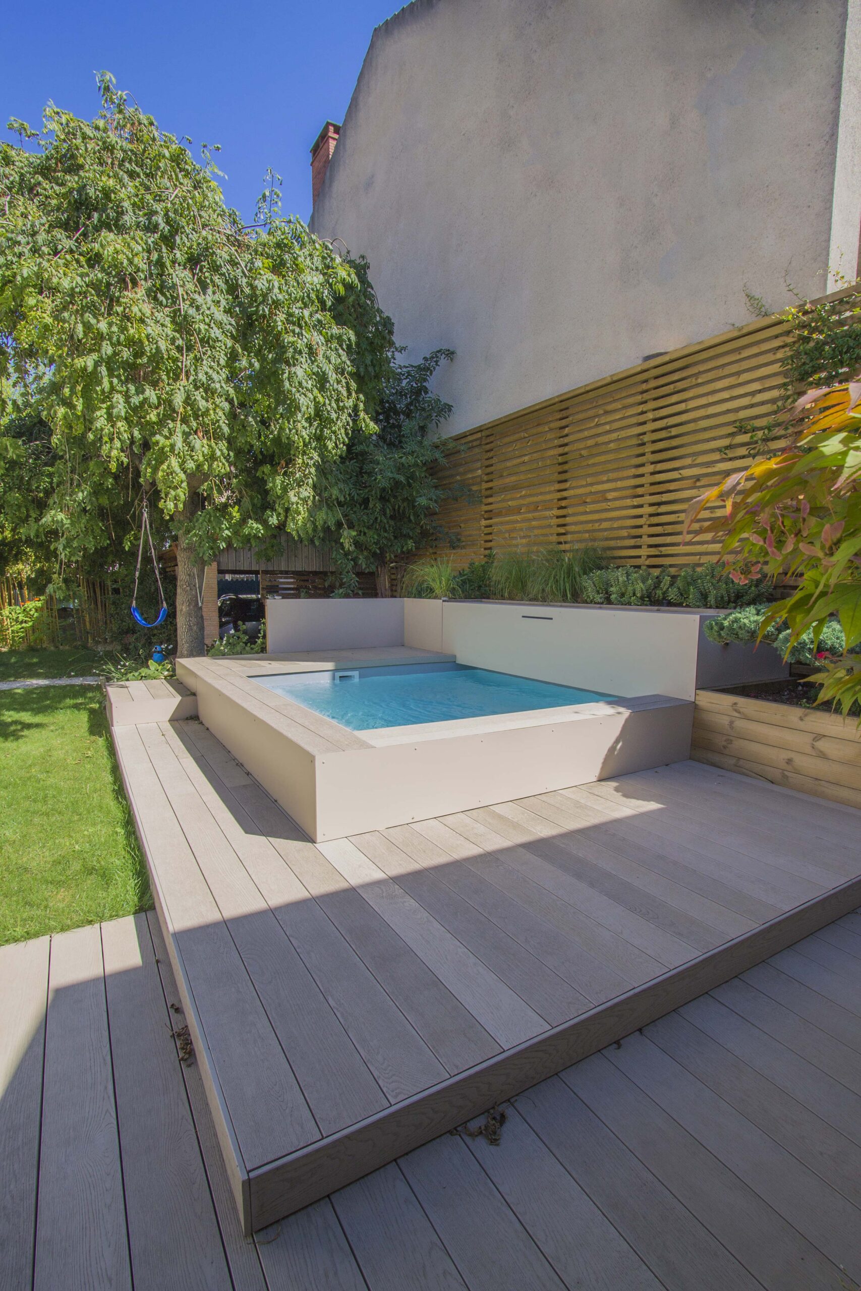 Vue sur la piscine