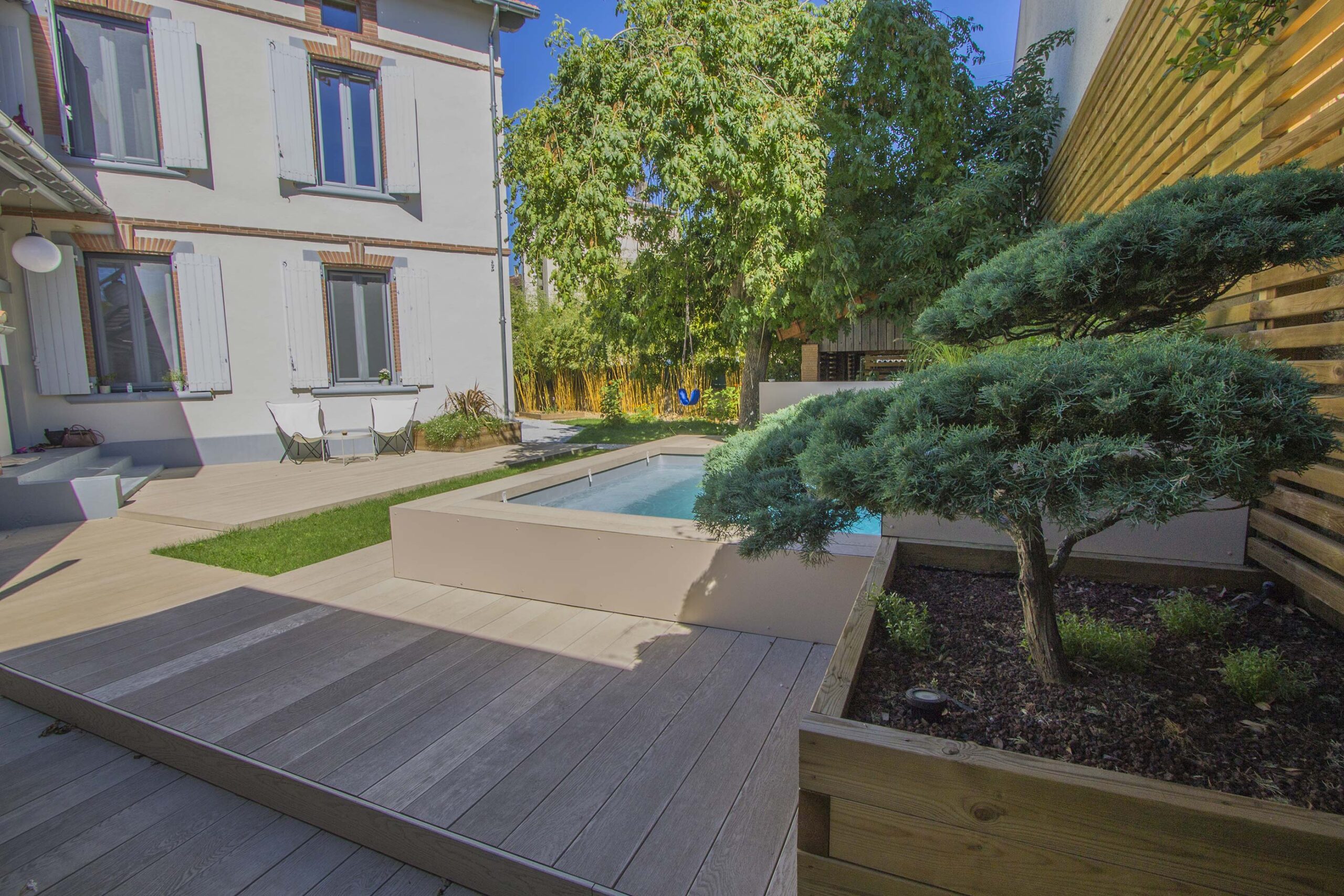 Vue sur l'espace Beogarden