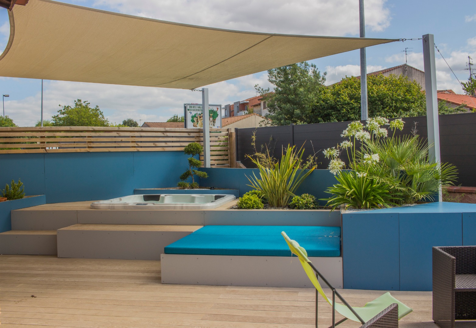 Vue sur l'espace Beogarden